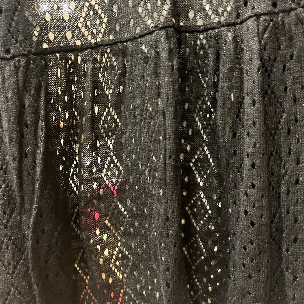 August Silk Black and Pink Knitwear